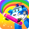 Poli Coloring & Games - Kids APK