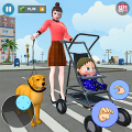 Anime Mother Sim 3d: Mom Games icon