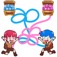 Treasure Rush Draw Line Puzzle Mod Apk