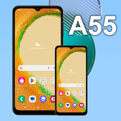 Samsung A55 Theme & Wallpapers Mod Apk