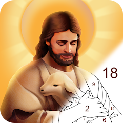 Bible Color - Color by Number Mod Apk