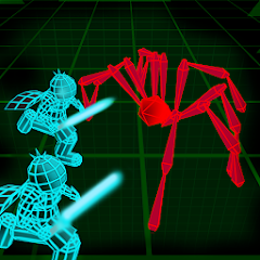 Stickman Neon Spiders Battle Mod Apk