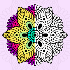 Mandala Color by Number Book Mod Apk