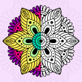 Mandala Color by Number Book Mod