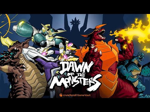 Giant monster destroys! banner