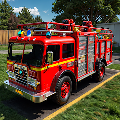 Firefighter Fire Truck Driving Mod