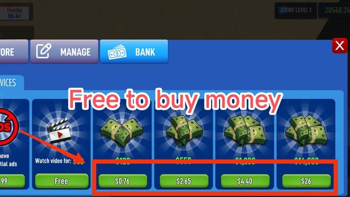 Supermarket Cashier Manager MOD APK Review And Video Guide for Android Banner