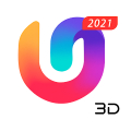 U Launcher 3D:3d themes APK