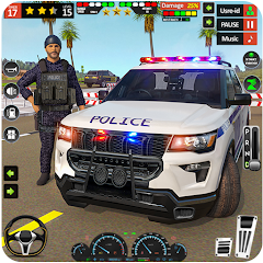 Us Police Car Cop Car Games 3D Mod