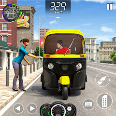 Auto Game: Rickshaw Driving 3D Mod Apk