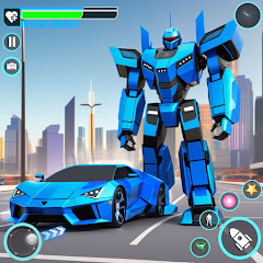 Flying Taxi Robot Transform 3D Mod Apk