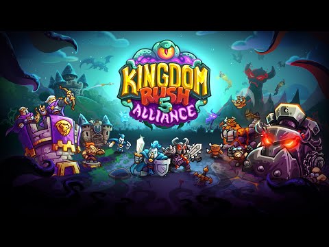 Tower defense battle. banner