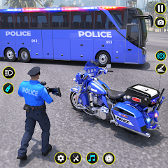 US Police Moto Bike Games Mod Apk