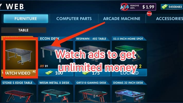 Internet Gamer Cafe Simulator MOD APK Review And Video Guide for Android Banner