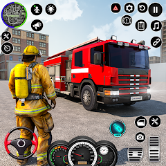 Real Fire Fighter simulator - Rescue Driver 2018 Мод APK