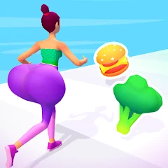 Twerk Race 3D: Belly Body Run Mod Apk 