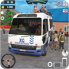 Minibus Driving Coach Bus Game Mod Apk