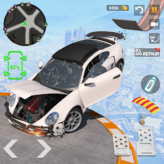 Car Crash Games Mega Car Games Mod Apk