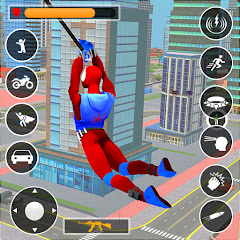 Spider Hero Fighting Rope Game Mod