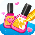 Glitter beauty coloring game Mod