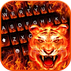 Cruel Tiger 3D Keyboard Theme
