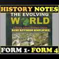 History Notes Form 1-4 [kcse] Mod