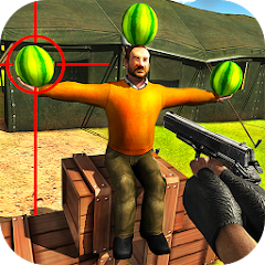 Watermelon shooting game 3D Mod