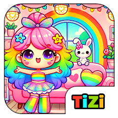 Tizi Town - Pink Home Decor Mod Apk