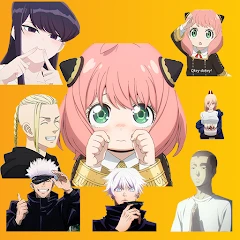 Anime stickers  wastickers