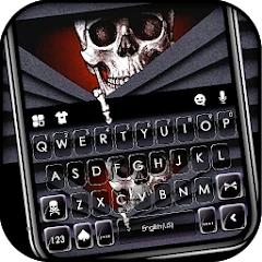 Spooky Skeleton Keyboard Theme