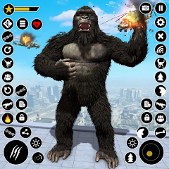 Gorilla Smash City Attack Game Mod Apk