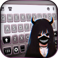 Devil Mask Girl Keyboard Theme APK