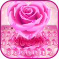 Pink Rose Keyboard Theme APK