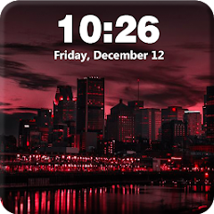 Night City Town Sunset Beauty Wallpaper Lock Scree Mod