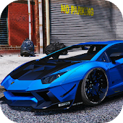 Driving Lamborghini Aventador City Racer Mod