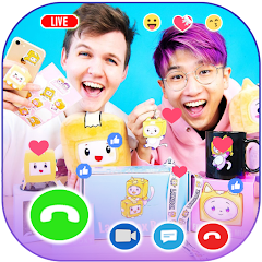 Lankybox calling video chat Mod Apk