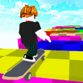 Skateboard Obby Racing Parkour APK