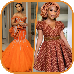 African Shweshwe Dresses Mod