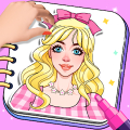 Coloring Crafts: Paper Dolls Mod