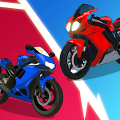 Idle Biker - Tap, Merge & Race Mod