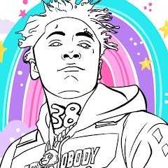 AR Draw Coloring NBA Youngboy Mod Apk [Remove ads][Mod speed]