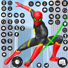 Spider Fighter Rope Hero Game Mod