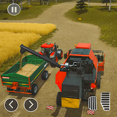 Real Farm Tractor Trailer Game Mod Apk