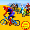 Superheroes Bmx Racing Game Mod