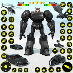 Robot War Robot Transform Game Mod