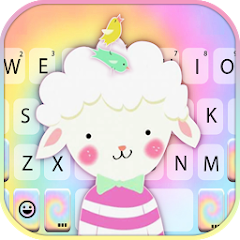 Rainbow Sheep Keyboard Theme Mod