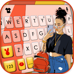 Selfie VSCO Girl Keyboard Back Mod Apk