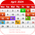 Thai Calendar 2024 Mod