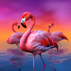 HD Flamingo Bird Wallpaper Mod