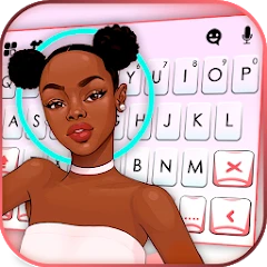 Black Pretty Girl Keyboard The Mod Apk [Free purchase][Mod speed]